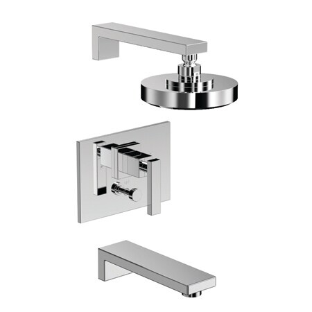 Newport Brass Balanced Pressure Tub & Shower Trim Set in Polished Chrome 3-2562BP/26